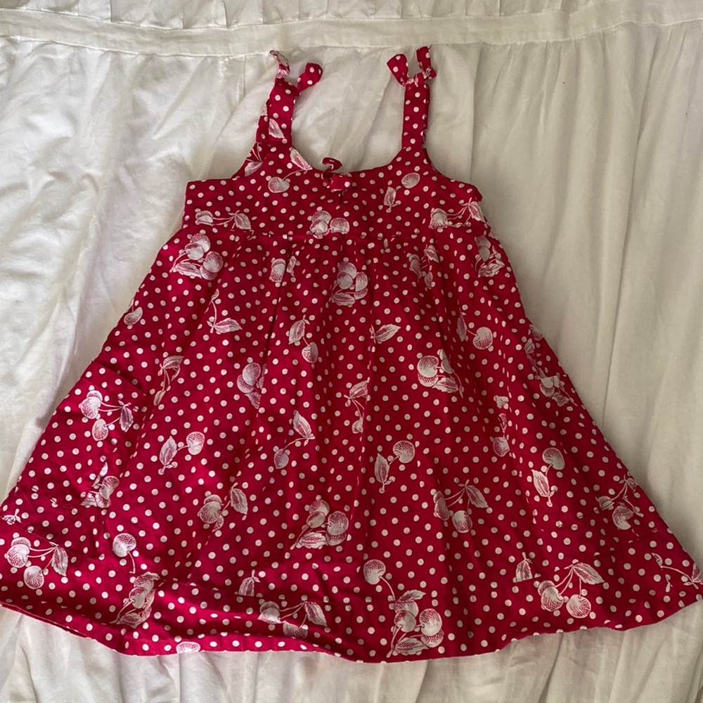 Jacadi cherry print dress 3t